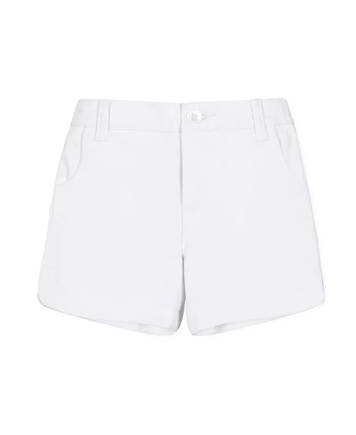 

Шорты на резинке Stretch Chino для девочек старшего возраста Hope & Henry, белый