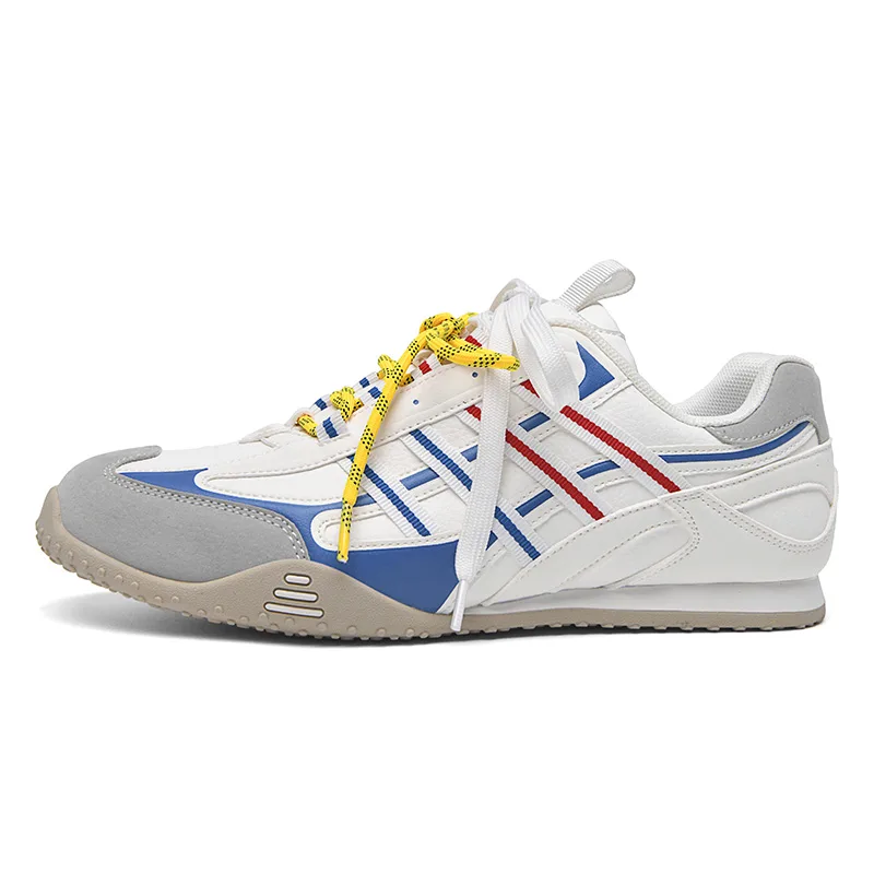 Мужские повседневные кроссовки low top ZHONGGUOHANGTIAN, белый синий (Double Laces)