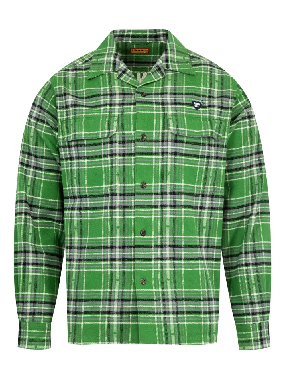

Рубашка в клетку Human Made, зеленый