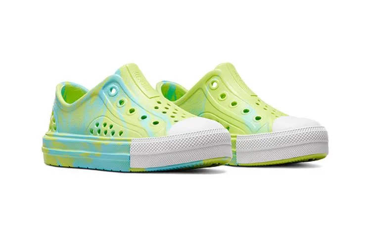 Кроссовки Chuck Taylor All Star Play Lite CX Low PS 'Triple Cyan Slime' Converse, Cyan/Light Green — фото 4