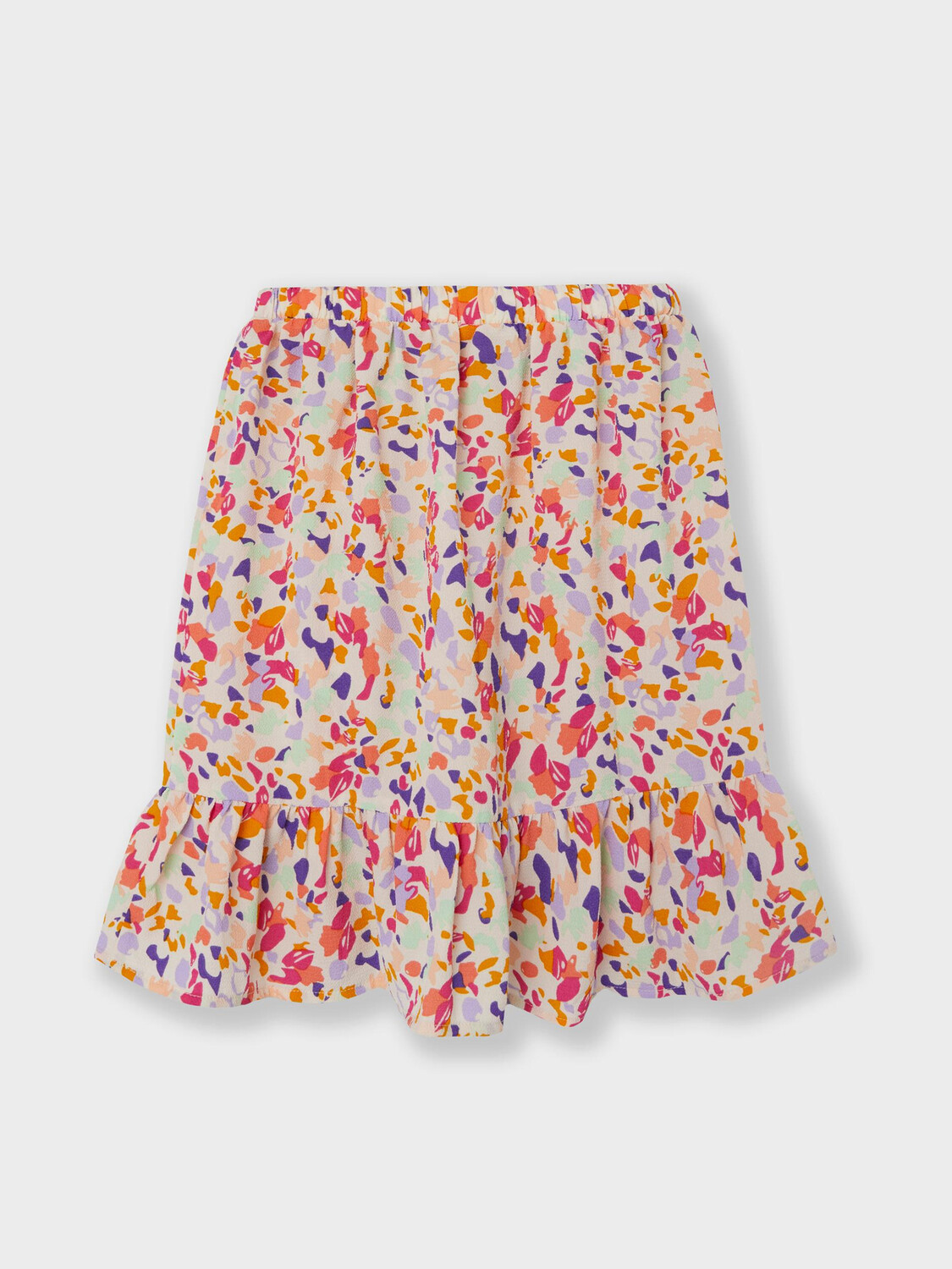 Юбка name it Knielanger Blumen Kinder Chiffon mit verstellbarem Bund, красный — фото 2