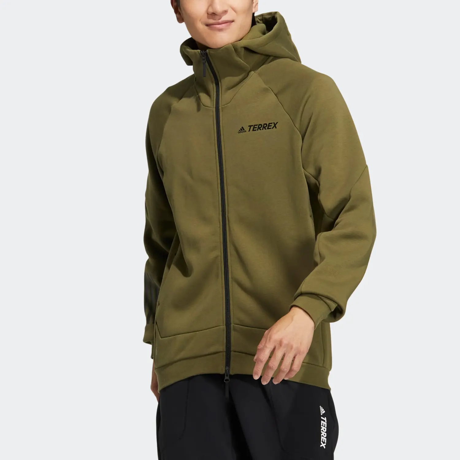 Куртка Terrex унисекс зеленая Adidas, зеленый — фото 3