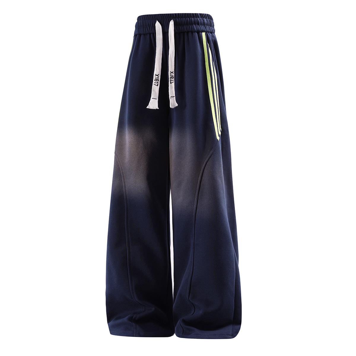 

Повседневные брюки Unisex Moderate Wide Leg X1617, темно-синий pants