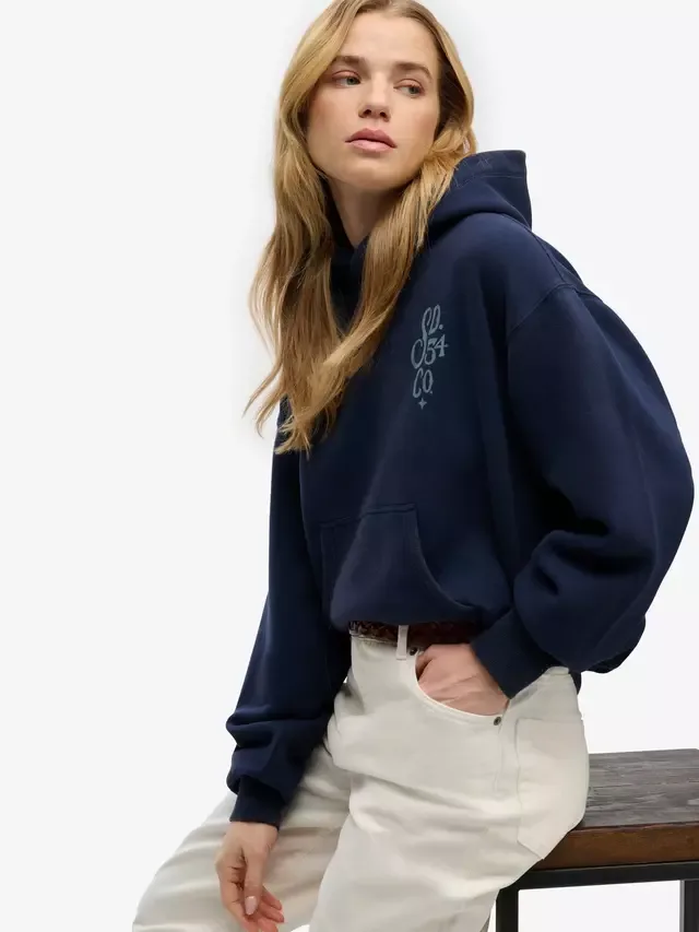 Худи Heritage Hamptons Superdry, Richest Navy — фото 4