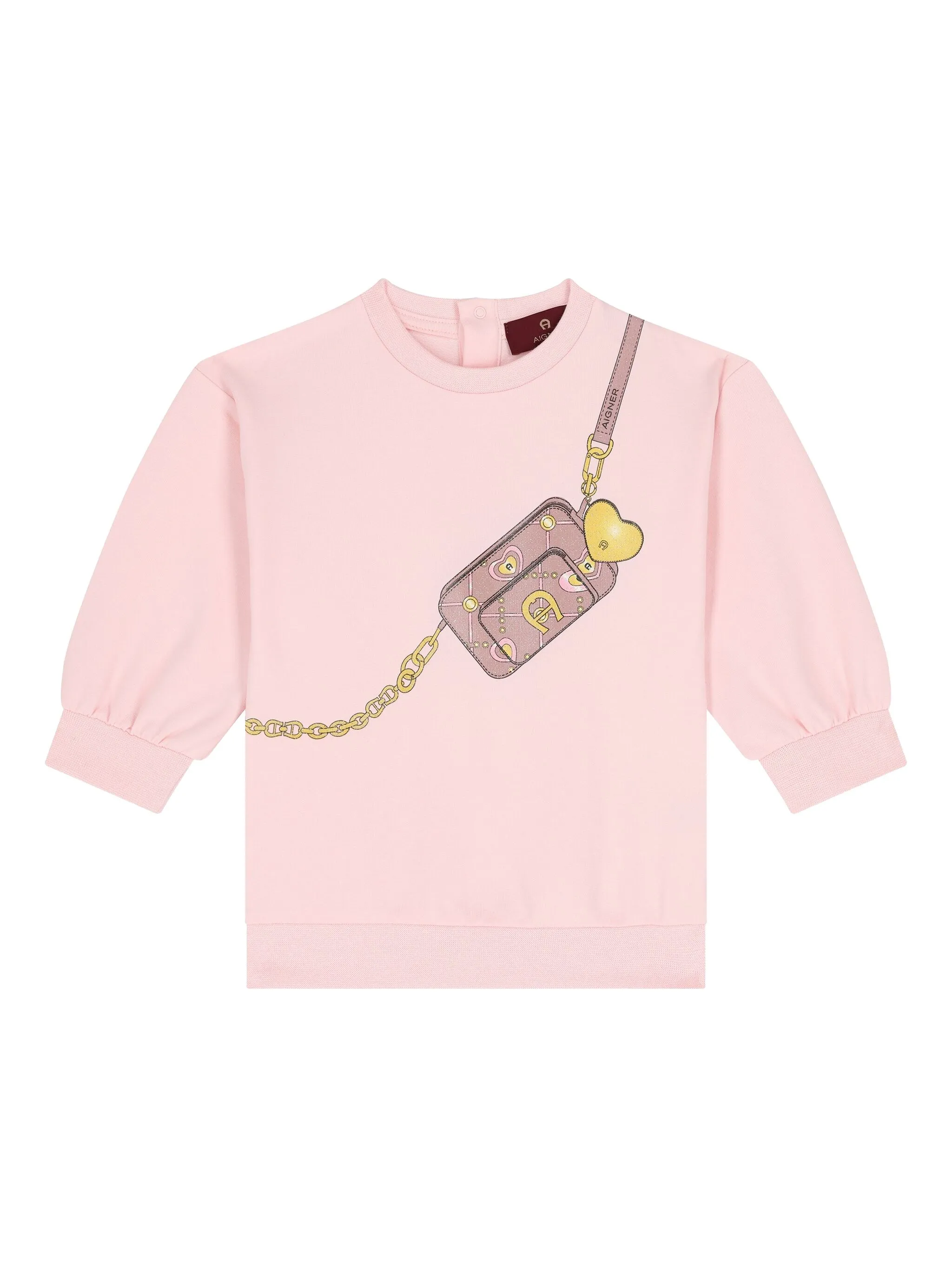 

Толстовка с принтом Aigner Kids, розовый