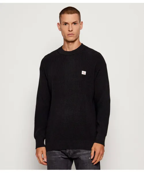 

Свитер Loose fit Calvin Klein Jeans, черный