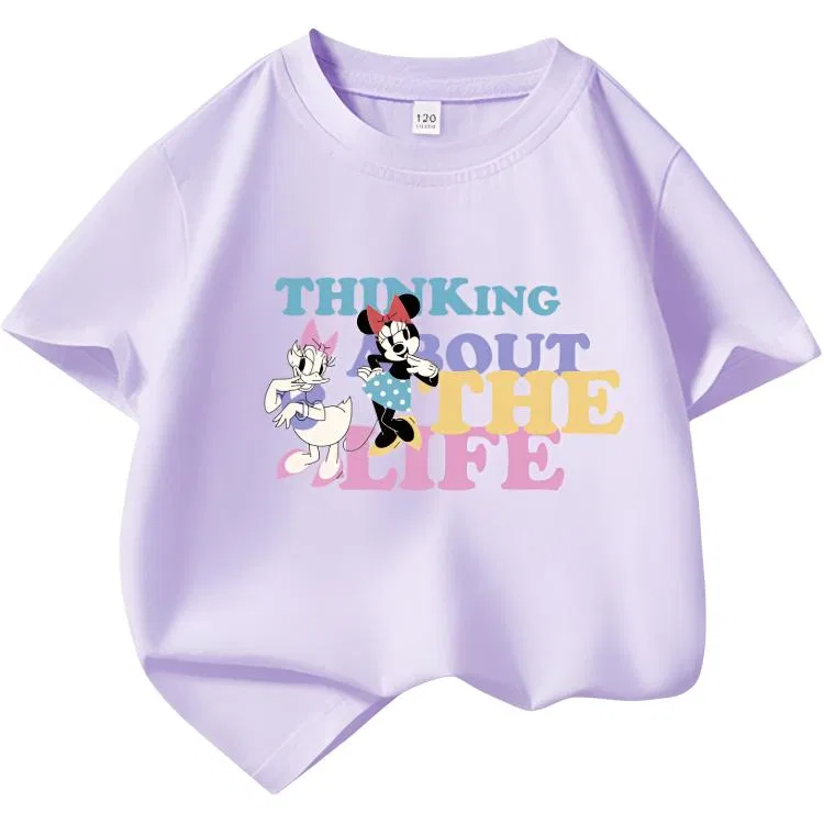 Футболка детская с принтом Minnie-D Matcha Green Disney — фото 3