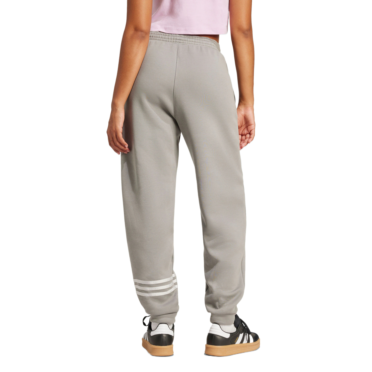 Вязаные спортивные штаны Women's Adidas Originals, серый — фото 3