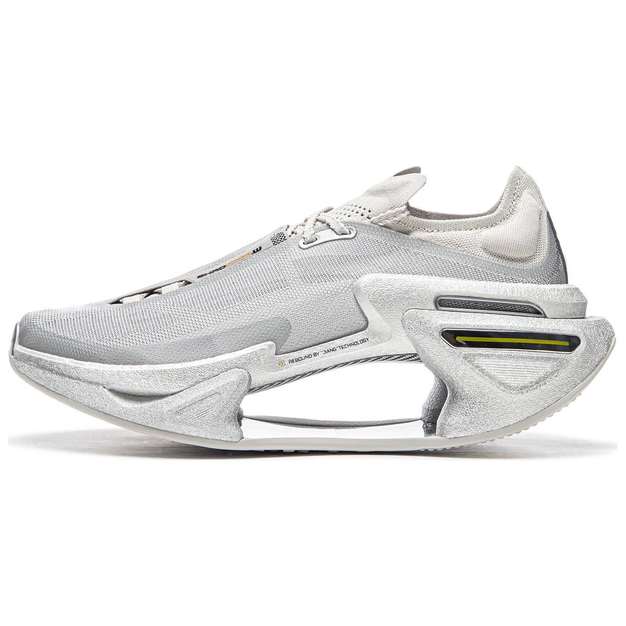 

LINING ЛиНинг Шэдоу 3.0 Амортизирующие износостойкие дышащие беговые кроссовки с низким верхом унисекс серебристые, цвет Silver