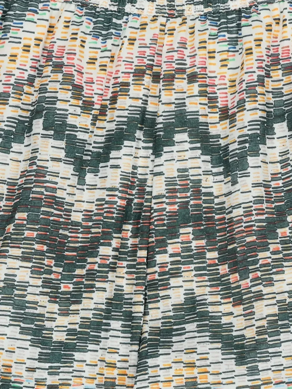 Плавки-шорты с зигзагообразным узором Missoni Kids, зеленый — фото 3