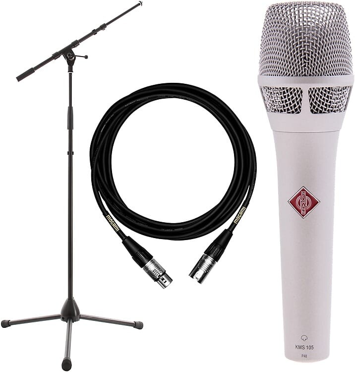 

Микрофон Neumann KMS 105 Microphone with Stand and Cable - Nickel