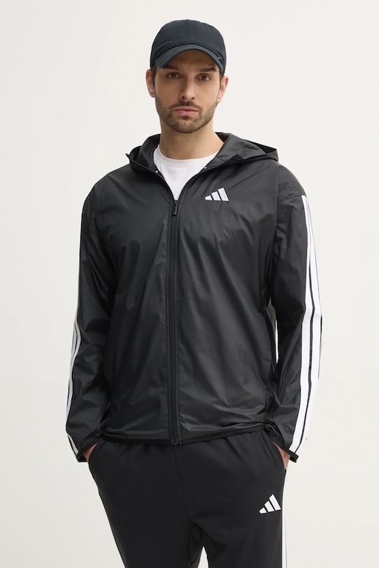 

Куртка Adidas Essentials 3-Stripes Windbreaker, черный