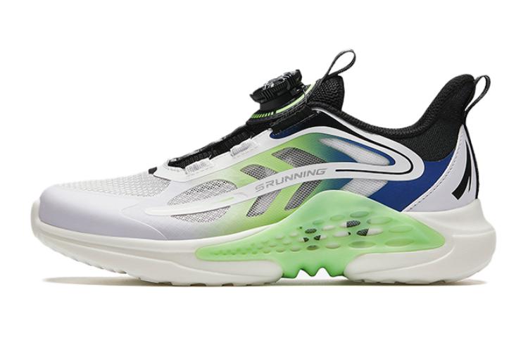 

Antakids Амортизирующие, износостойкие низкие детские кроссовки для бега white black green grade school