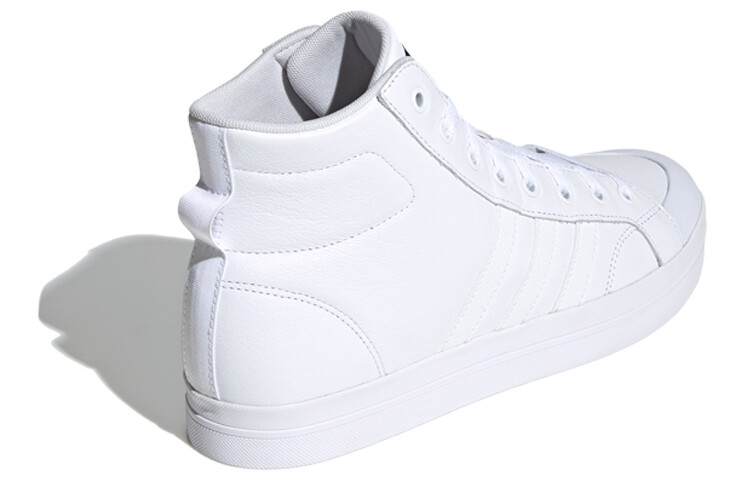 Мужские кроссовки для скейтбординга Bravada Mid Top белого цвета Adidas Neo — фото 4