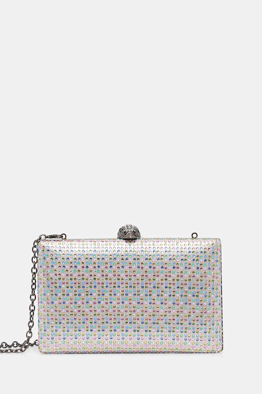 

Кожаный клатч KENSINGTON Kurt Geiger London, серебряный