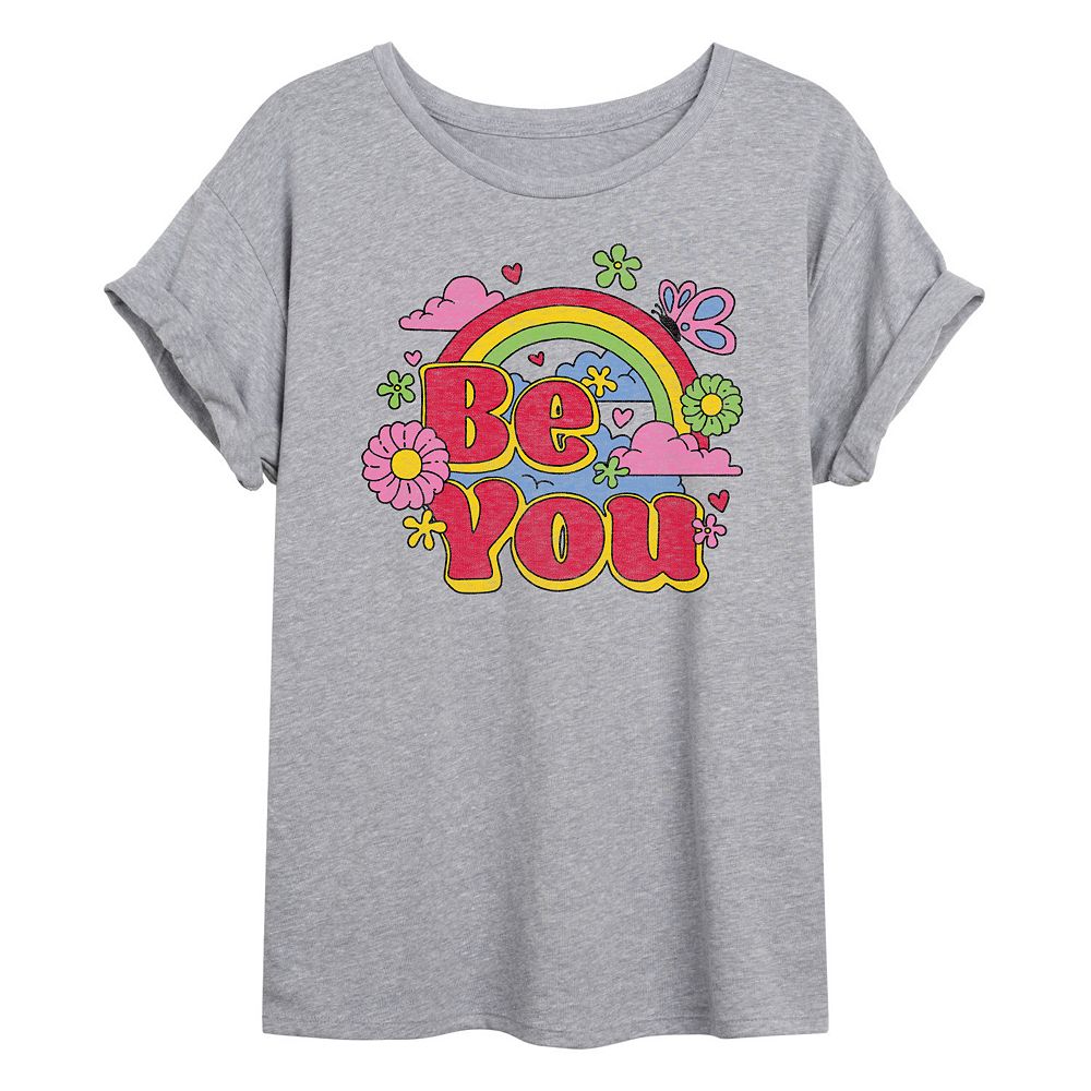 

Детская футболка Be You Flowy Licensed Character, серый