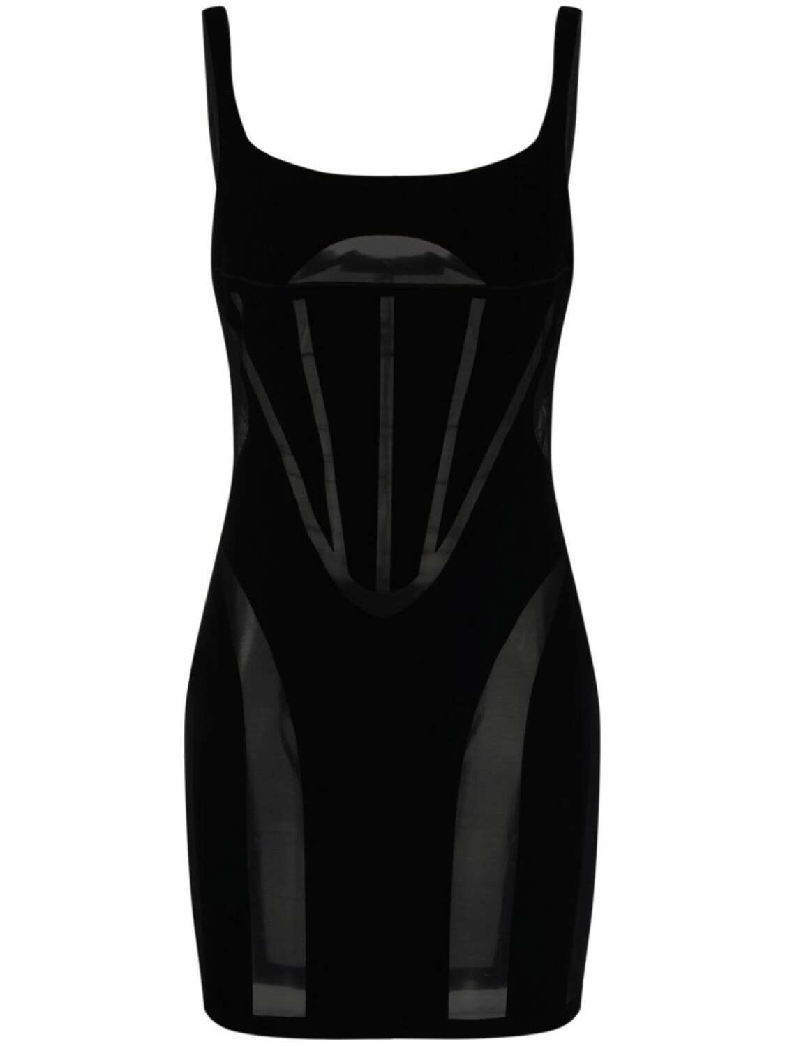 

Wolford платье мини со вставками из коллаборации с Wolford, черный