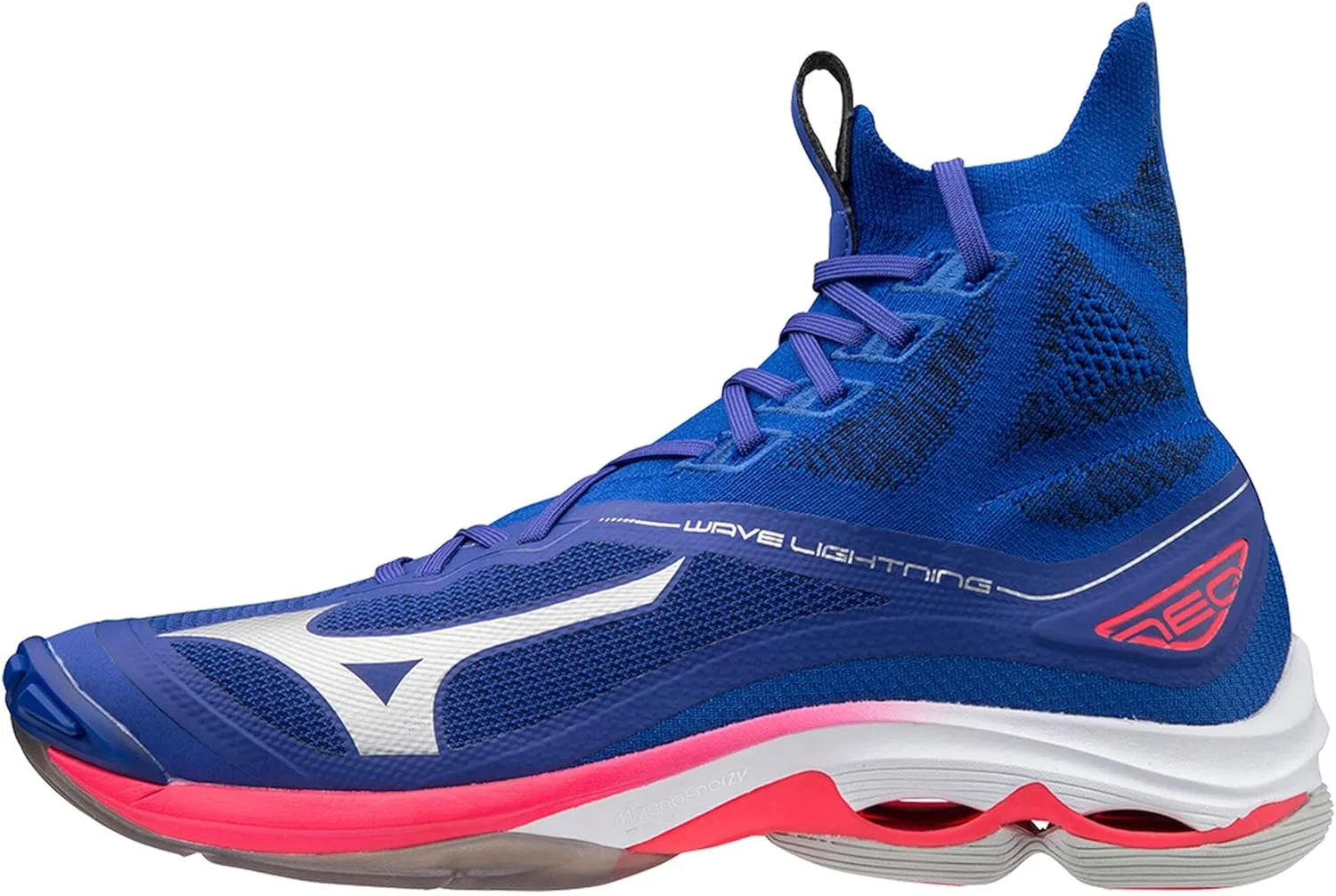 Кроссовки для бега Mizuno Wave Rider GTX унисекс, Reflexbluec Silverdpink