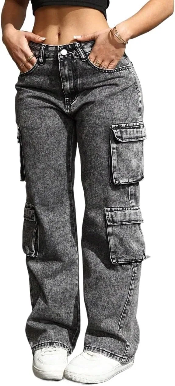 Джинсы карго Women's Legendary Mid Rise, серый