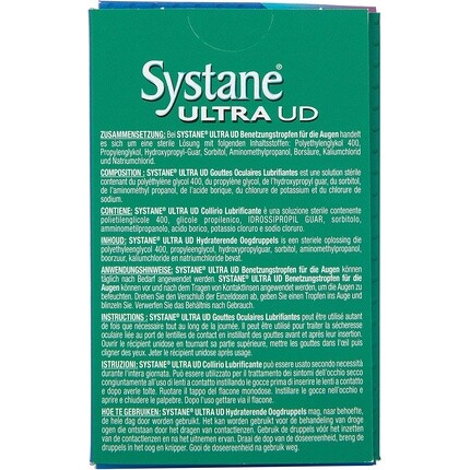 Глазные капли UD 30 x 0,7 мл - Упаковка из 1 шт. (21 мл) Systane Ultra — фото 3