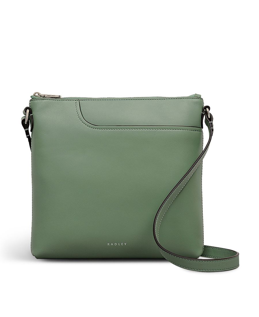 

Миниатюрная сумка через плечо с застежкой-молнией и карманами Radley London, Pistachio