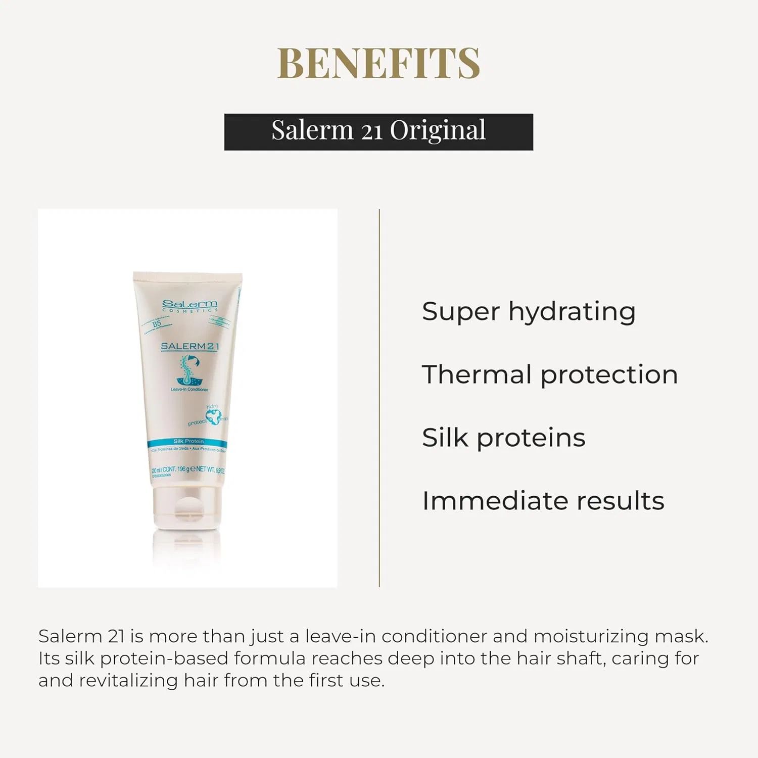 Несмываемый кондиционер «21 Silk Protein» от Salerm — фото 3