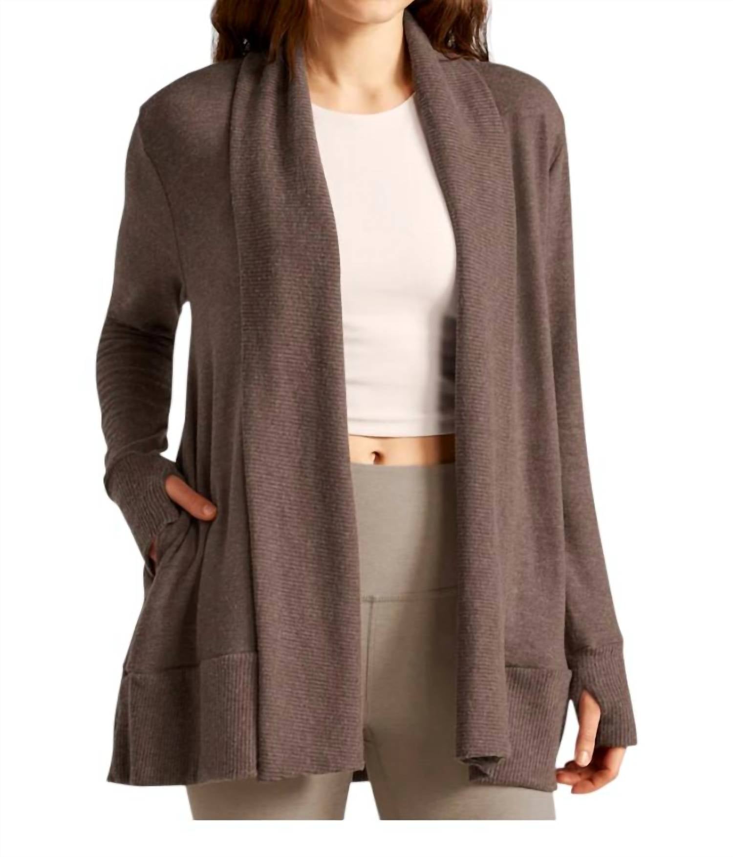 

Кардиган Soften Up в цвете Truffle Heather BEYOND YOGA