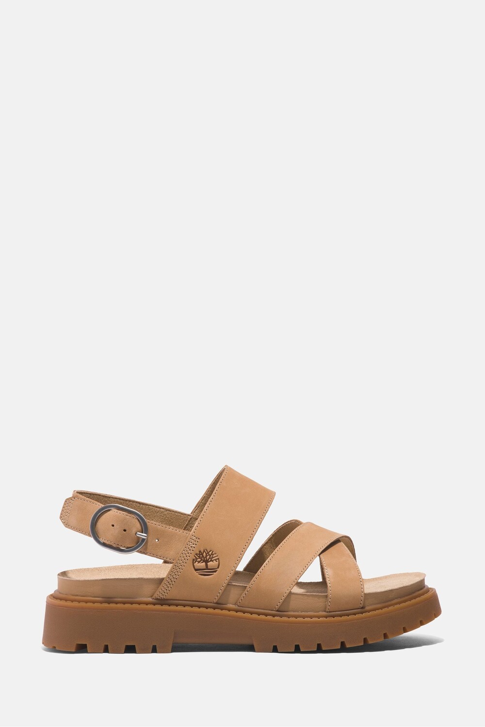 Босоножки Clairemont Way с перекрещенными ремешками Timberland, бежевый