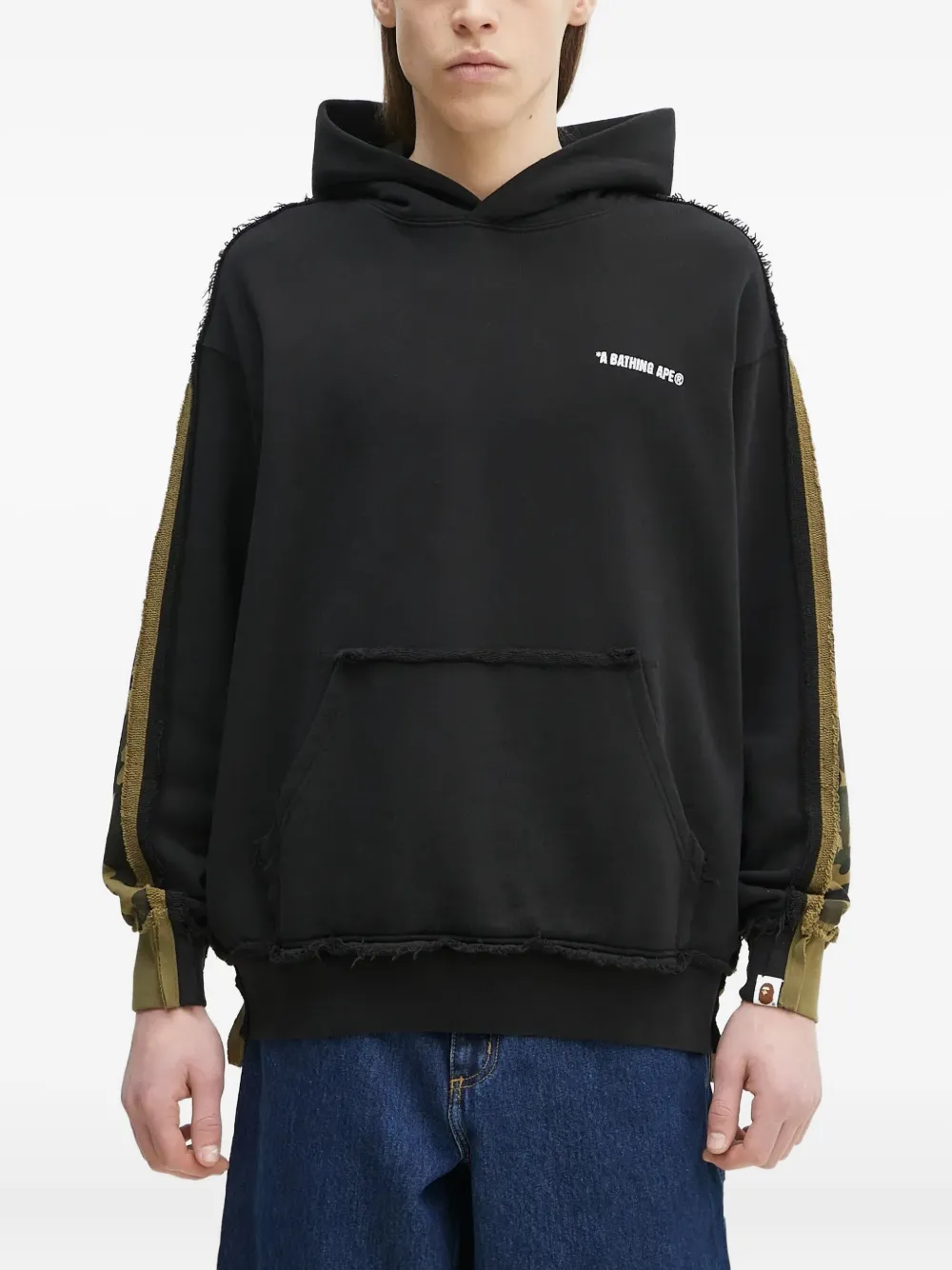 

Худи с камуфляжным принтом A BATHING APE, черный
