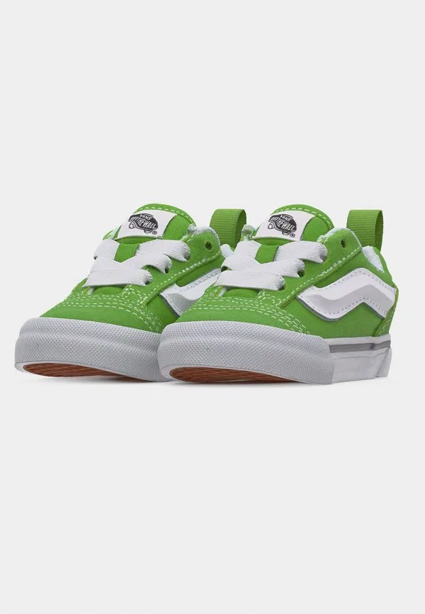 Детские туфли knu skool на эластичных шнурках, Vans, Lime Burst — фото 3