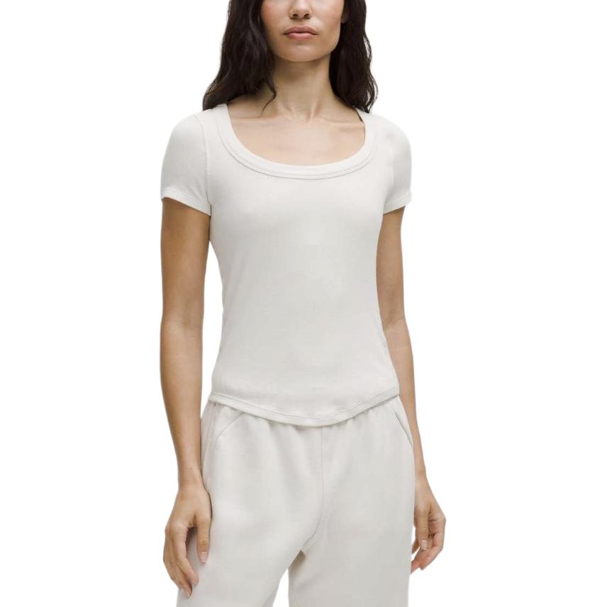 

Футболка Hold Tight женская Lululemon, светлая слоновая кость, Бежевый, Футболка Hold Tight женская Lululemon, светлая слоновая кость