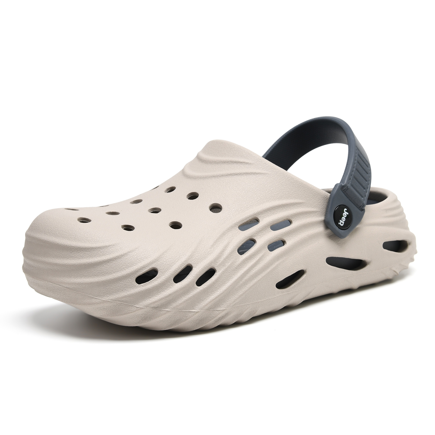 Jeep EVA Clogs мужские цвета khaki gray blue — фото 2