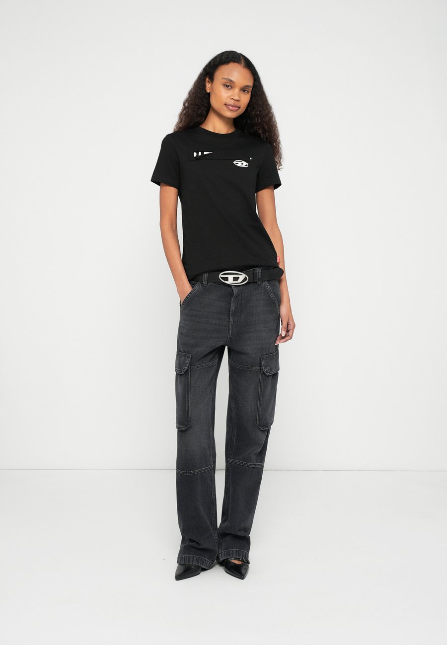 Футболка Diesel Print T-shirt, Black — фото 2