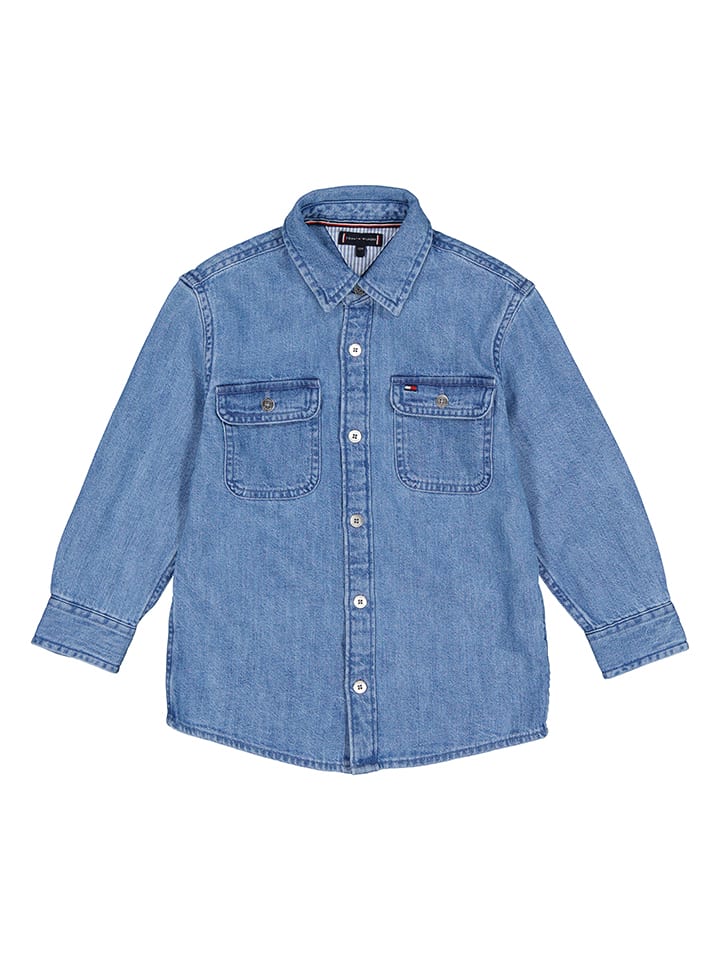 

Tommy Hilfiger Джинсовая рубашка синего цвета