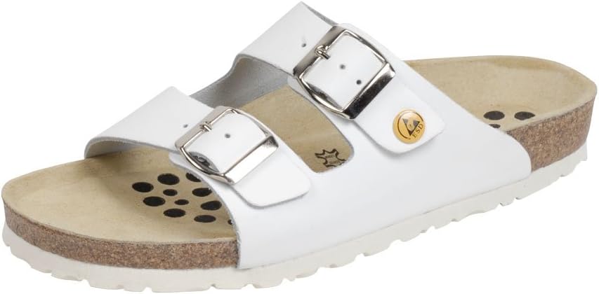 

Мужские антистатические кожаные тапочки Weeger, белый