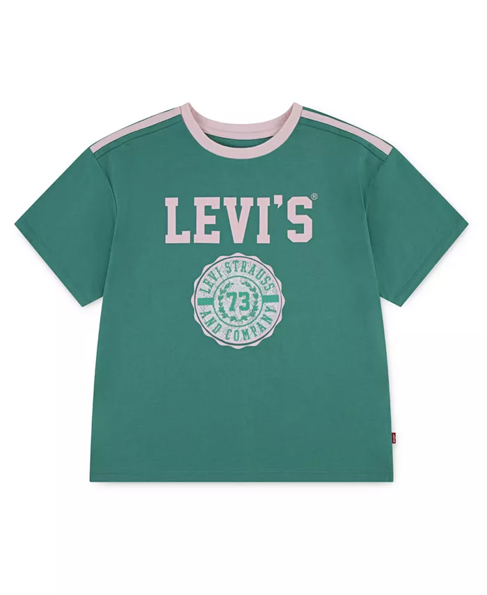 

Спортивная футболка большого размера для больших девочек Levi's