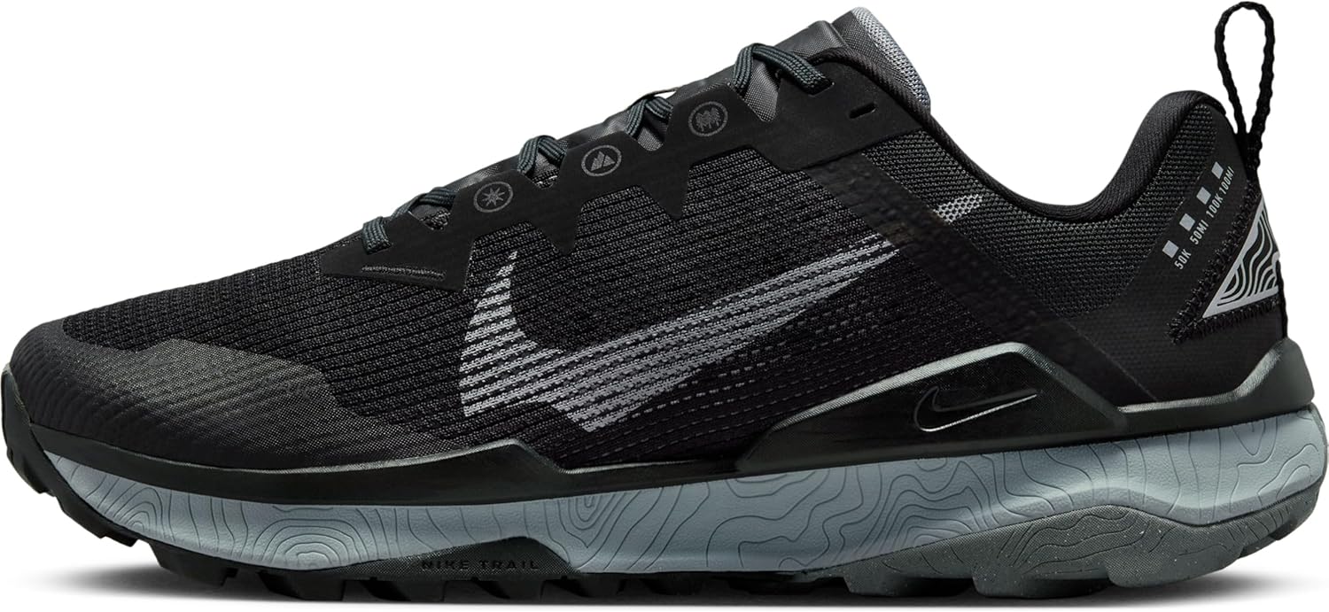 

Мужские кроссовки для бега NIKE Wildhorse 6, Black Wolf Grey Cool Grey White