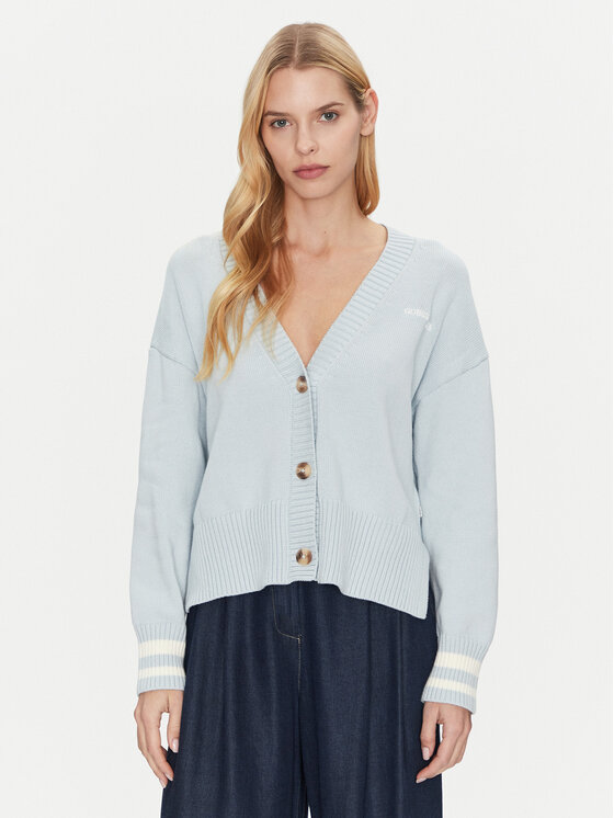 

Кардиган обычного кроя W4BR81 Z3HM1 Guess Jeans, голубой