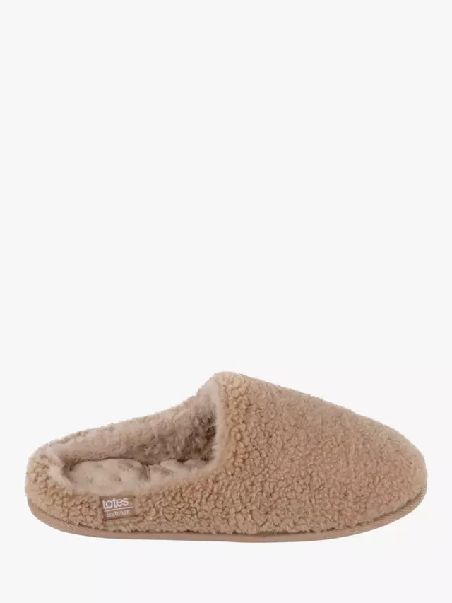 

Тапочки totes Curly Fur Mule, бежевый