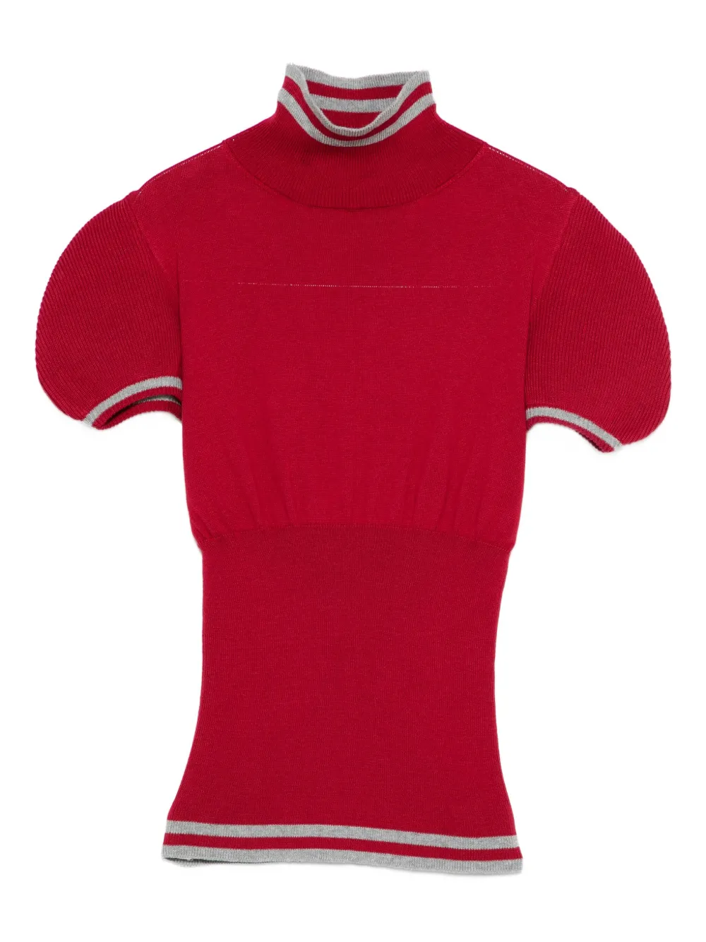 

Топ Simone с отделкой в полоску Kiko Kostadinov, красный