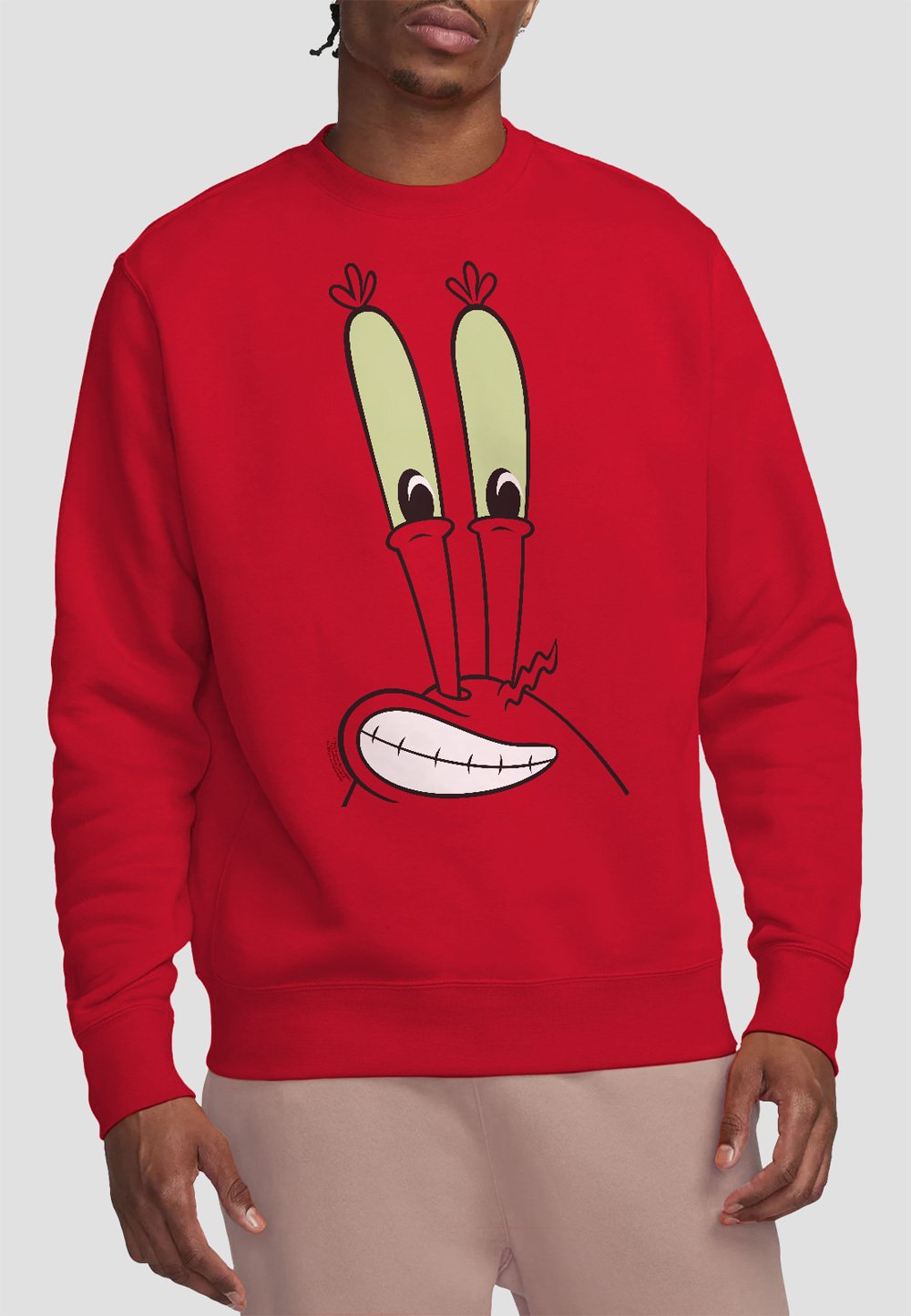 

Толстовка SPONGEBOB MR. KRABS SMILE FACE Cotton Soul, красный