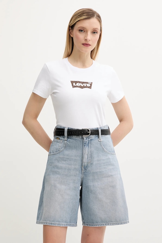 

Хлопковая футболка LSE The Perfect Tee Levi'S, белый