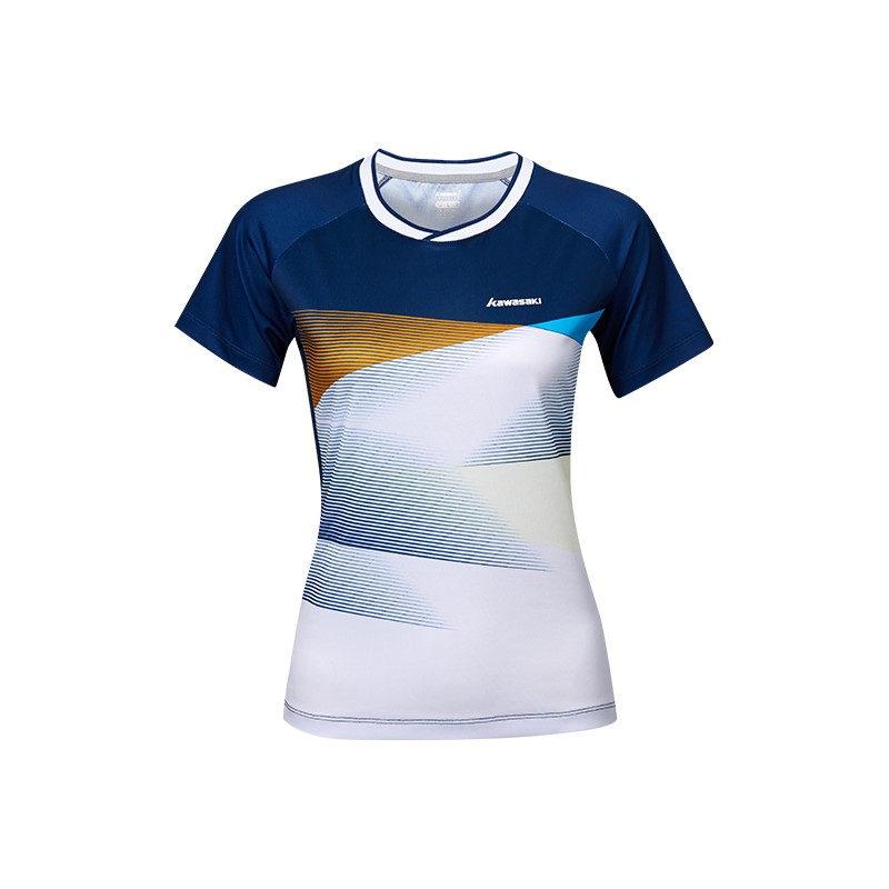 

Футболка для бадминтона женская Midnight Blue Kawasaki