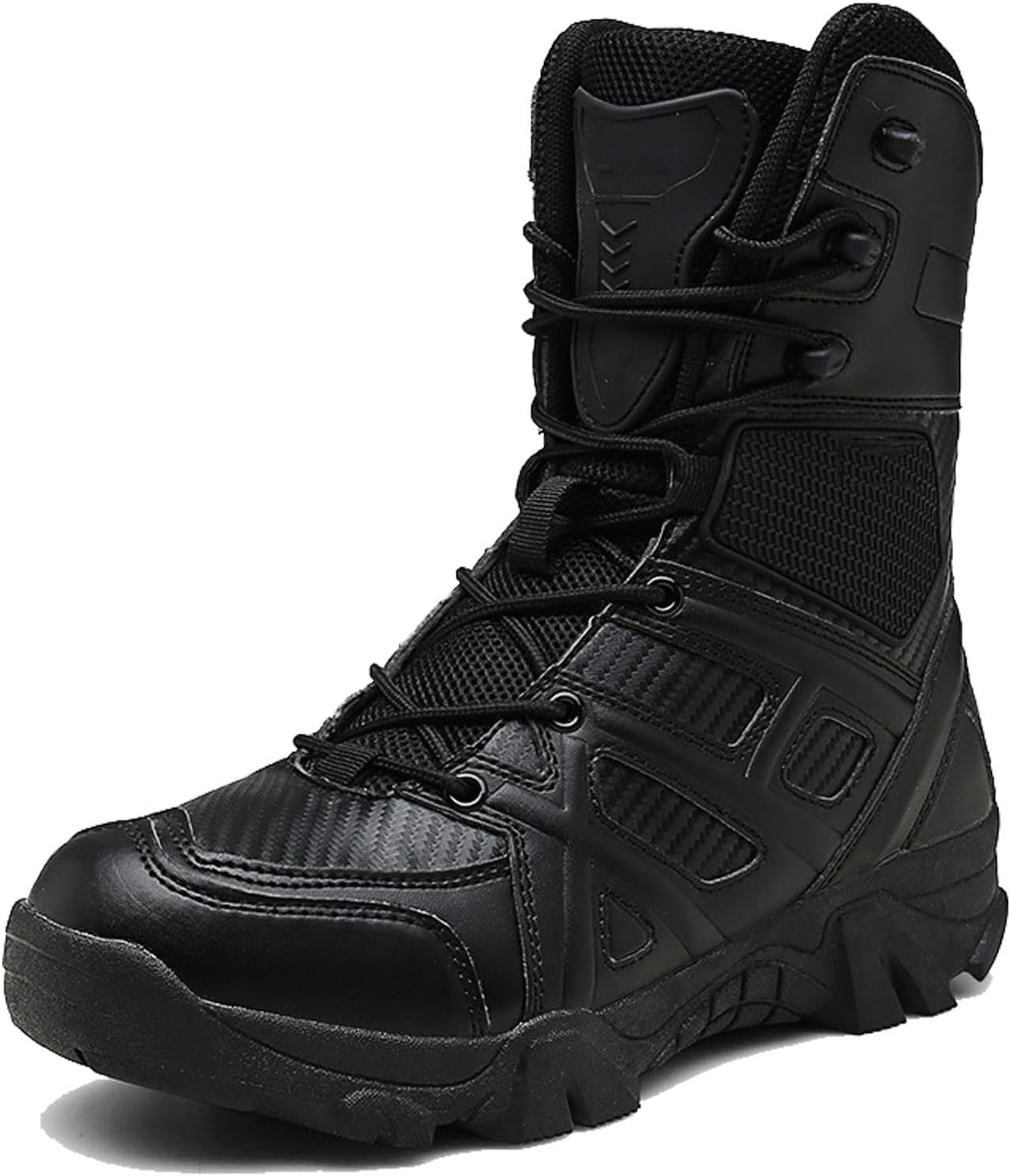 

Мужские тактические ботинки Zivopah водонепроницаемые военные ботинки пустынного боя армейские боевые ботинки для походов, мотоциклов, альпинизма, черный