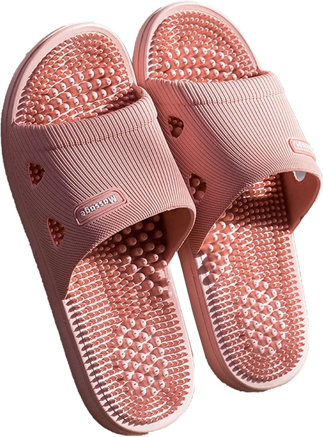 

Массажные тапочки для стоп, с рефлексологией, массажные сандалии для мужчин и женщин для дома, обувь для массажа и снятия боли, противоскользящая для ванны и душа (Цвет: зеленый, Размер: EUR 36-37) Tucy