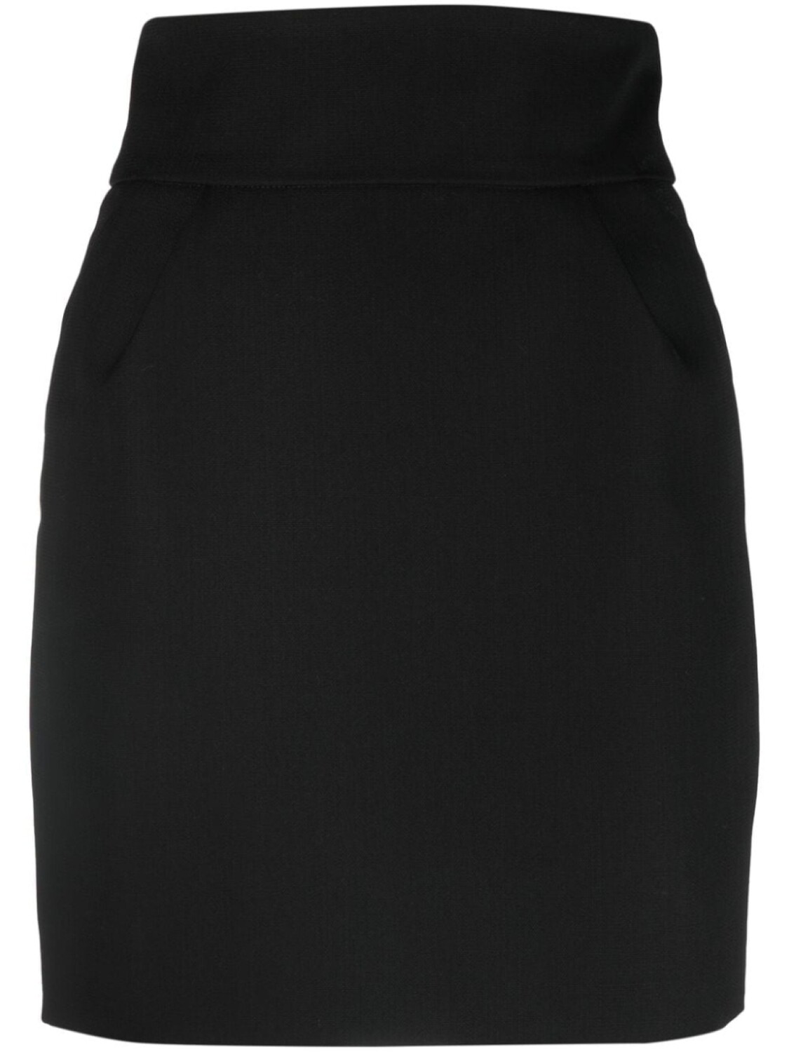 

Alexandre Vauthier high-waist wool miniskirt, черный