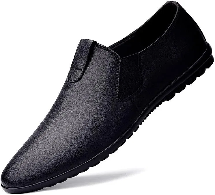 Лоферы из веганской кожи Men's, черный SayfuR