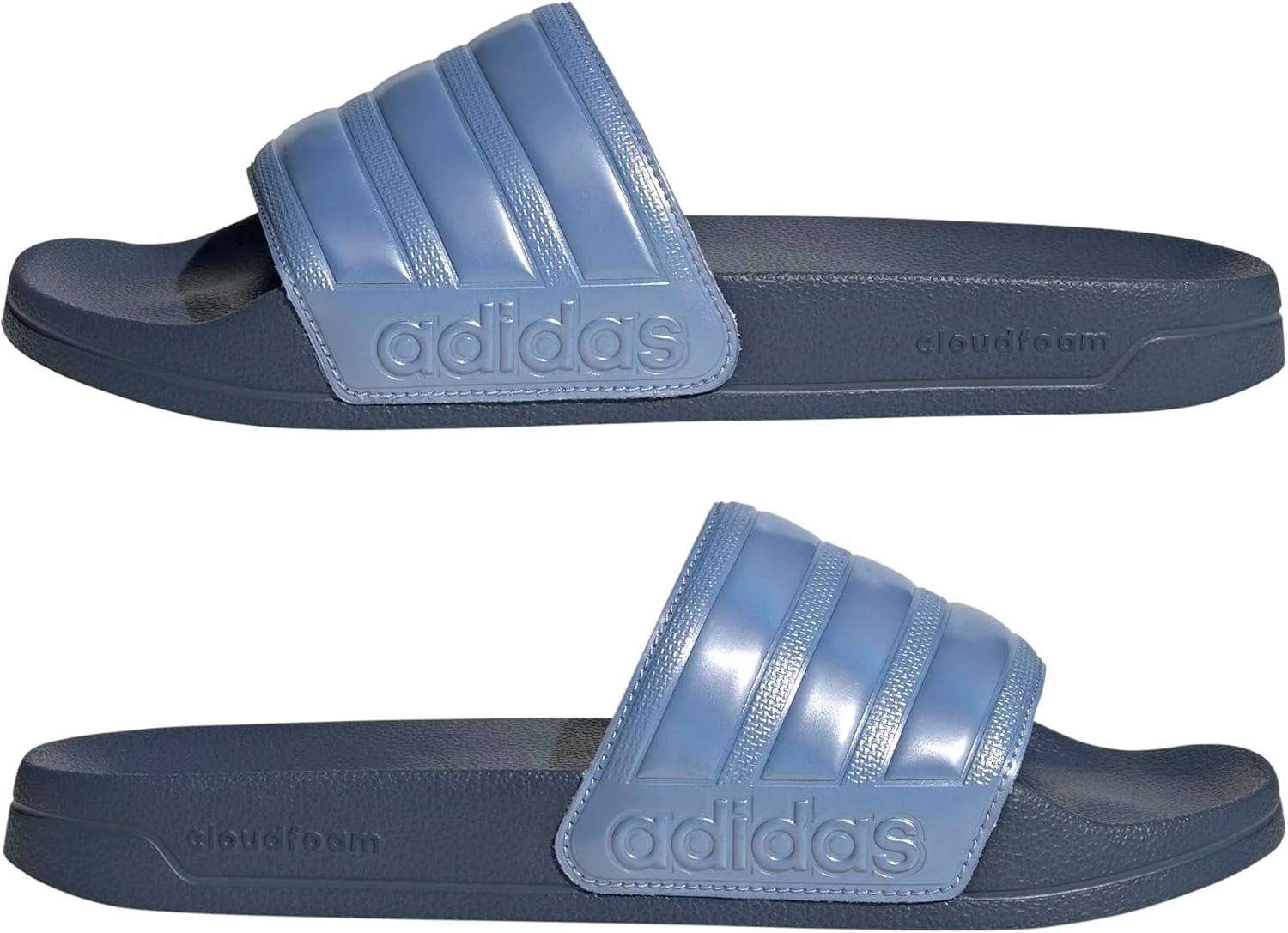 Сланцы для душа Adidas Adilette для взрослых унисекс, синий — фото 2
