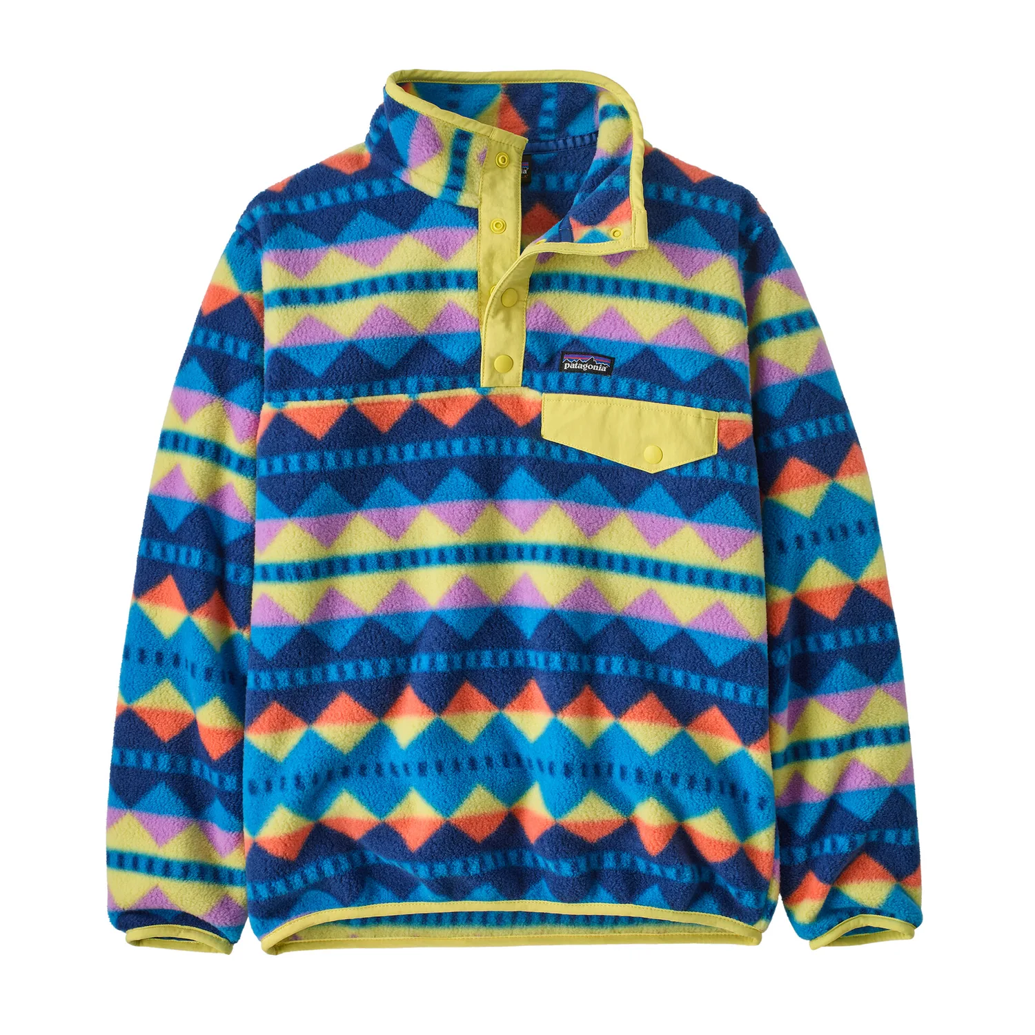 Patagonia Футболка синяя оранжевая детская