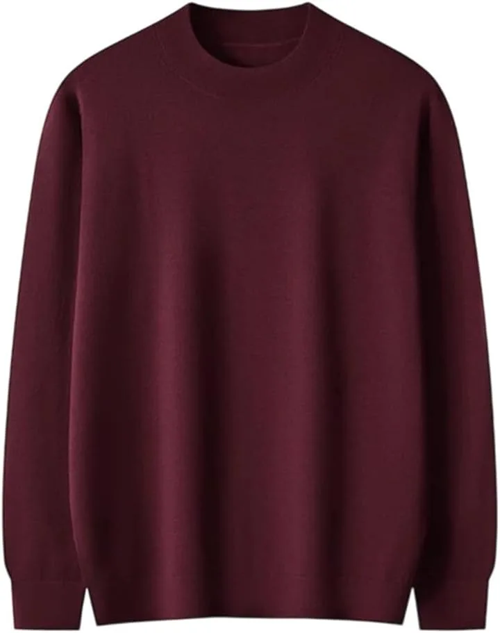 

Мужской пуловер из кашемира с круглым вырезом